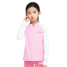 Load image into Gallery viewer, Barrel Kids Essential Zip Up Rash Guard-PINK - Rashguards | BARREL HK