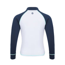 Load image into Gallery viewer, Barrel Kids Essential Zip Up Rash Guard-WHITE - Rashguards | BARREL HK