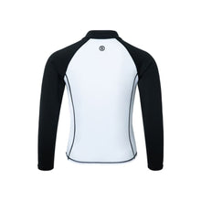 Load image into Gallery viewer, Rashguards: Barrel Kids Essential Zip Up RashGuard-WHITE - 2025, BARREL, BARREL HK, Blue, BRIV25HKOP01