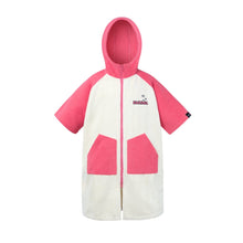 Load image into Gallery viewer, Barrel Kids Raglan Zip - Up Poncho Towel - PINK - Barrel / Pink / S - Poncho Towels | BARREL HK
