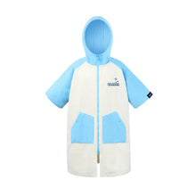 Load image into Gallery viewer, Barrel Kids Raglan Zip - Up Poncho Towel - SKYBLUE - Barrel / Blue / S - Poncho Towels | BARREL HK