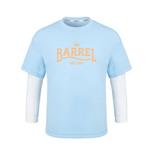 Load image into Gallery viewer, Barrel Kids Romantic Motion Layered Rashguard-AQUA - Barrel / Aqua / 120 - Rashguards | BARREL HK