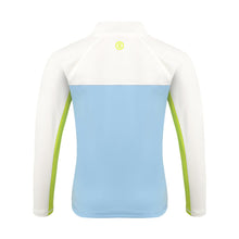 Load image into Gallery viewer, Barrel Kids Romantic Motion Zip-Up Rashguard-AQUA - Rashguards | BARREL HK