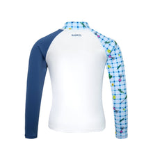 Load image into Gallery viewer, Barrel Kids Sunset Check Farm Odd Rashguard-BLUE - Rashguards | BARREL HK