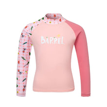 Load image into Gallery viewer, Barrel Kids Sunset Check Farm Odd Rashguard-PINK - Barrel / Pink / 110 - Rashguards | BARREL HK