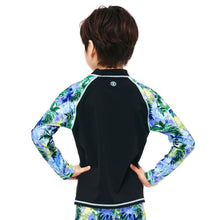 Load image into Gallery viewer, Rashguards: Barrel Kids Tropical L/S Rashguard-BLACK - 2025, BARREL, BARREL HK, BRIV25HKOP02, Clothing