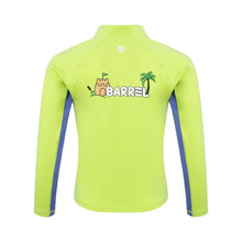 Load image into Gallery viewer, Rashguards: Barrel Kids Tropical Zip-Up Rash Guard-GREEN - BARREL, BARREL HK, BRIV24HKOPT03, Clothing, Fashion | B4SKWZR303AGN120