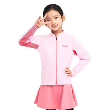 Load image into Gallery viewer, Barrel Kids Tropical Zip-Up Rash Guard-PINK - Rashguards | BARREL HK