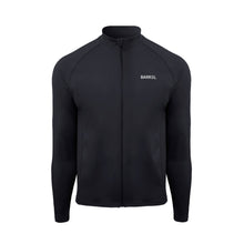 Load image into Gallery viewer, Barrel Men Essential Relax ZipUp Rashguard-BLACK - Rashguards | BARREL HK
