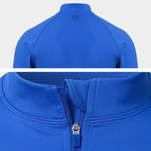 Load image into Gallery viewer, Barrel Men Essential Relax ZipUp Rashguard-BLUE - Rashguards | BARREL HK