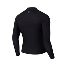 Load image into Gallery viewer, Barrel Men Essential Zip - Up Rashguard - BLACK - Rashguards | BARREL HK