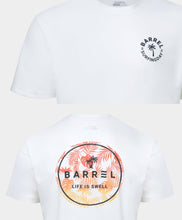 Load image into Gallery viewer, Barrel Men Sunset S/S Rashguard-WHITE - Rashguards | BARREL HK