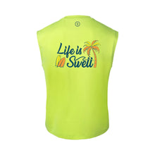 Load image into Gallery viewer, Barrel Men Tropical Sleeveless Rash Guard-GREEN - Rashguards | BARREL HK