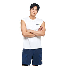 Load image into Gallery viewer, Barrel Men Tropical Sleeveless Rash Guard-WHITE - Rashguards | BARREL HK