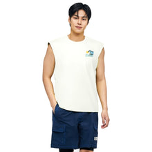 Load image into Gallery viewer, Rashguards: Barrel Men Tropical Sleeveless Rashguard-IVORY - 2025, BARREL, BARREL HK, BRIV25HKOP02, Clothing