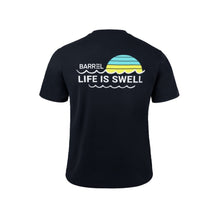 Load image into Gallery viewer, Barrel Men Vibe Sunset S/S Rashguard-BLACK - Rashguards | BARREL HK