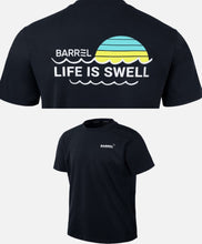Load image into Gallery viewer, Barrel Men Vibe Sunset S/S Rashguard-BLACK - Rashguards | BARREL HK