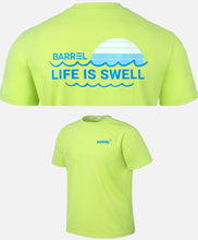 Load image into Gallery viewer, Barrel Men Vibe Sunset S/S Rashguard-GREEN - Rashguards | BARREL HK