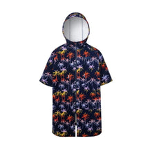 Load image into Gallery viewer, Barrel Unisex Swell Zip-Up Poncho Towel-PALM TREE - Barrel / Palm Tree / M - Poncho Towels | BARREL HK