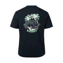 Load image into Gallery viewer, Rashguards: Barrel Unisex Tropical Loose S/S Rashguard-BLACK - 2025, BARREL, BARREL HK, Black, BRIV25HKOP02