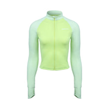 Load image into Gallery viewer, Rashguards: Barrel Women Color Scheme Crop Zip Rashguard-LIME - Barrel / Lime / S (85) / 2025, BARREL, BARREL HK, BRIV25HKOP02, Clothing