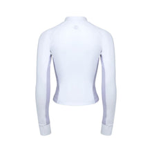 Load image into Gallery viewer, Rashguards: Barrel Women Color Scheme Crop Zip Rashguard-WHITE - 2025, BARREL, BARREL HK, BRIV25HKOP02, Clothing