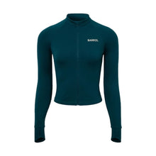 Load image into Gallery viewer, Rashguards: Barrel Women Essential Crop Zip Rashguard-GREEN - Barrel / Burgundy / S (85) / 2025, BARREL, BARREL HK, BRIV25HKOP02, Burgundy