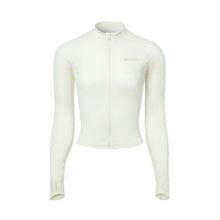 Load image into Gallery viewer, Rashguards: Barrel Women Essential Crop Zip Rashguard-IVORY - Barrel / Ivory / S (85) / 2025, BARREL, BARREL HK, BRIV25HKOP02, Clothing