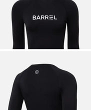 Load image into Gallery viewer, Rashguards: Barrel Women Essential Rashguard-BLACK - 2023, BARREL, BARREL HK, Barrel / Green / L, Barrel / Green / M