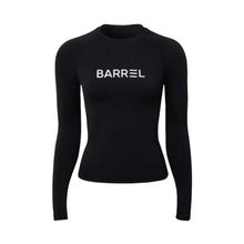 Load image into Gallery viewer, Rashguards: Barrel Women Essential Rashguard-BLACK - Barrel / Black / S (085) / 2023, BARREL, BARREL HK, Barrel / Green / L, Barrel / Green