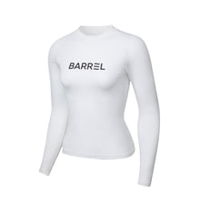 Load image into Gallery viewer, Barrel Women Essential Rashguard-WHITE - Rashguards | BARREL HK