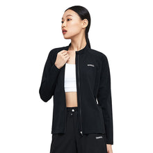 Load image into Gallery viewer, Barrel Women Essential Relax Fit Zip Up Rash Guard-BLACK - Rashguards | BARREL HK