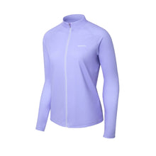Load image into Gallery viewer, Barrel Women Essential Relax ZipUp Rashguard-PURPLE - Rashguards | BARREL HK