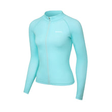 Load image into Gallery viewer, Barrel Women Essential Zip-Up Rashguard-MINT - Rashguards | BARREL HK