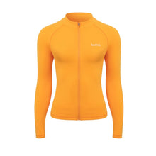 Load image into Gallery viewer, Barrel Women Essential Zip-Up Rashguard-ORANGE - Barrel / Orange / XS - Rashguards | BARREL HK