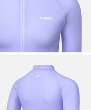 Load image into Gallery viewer, Barrel Women Essential Zip-Up Rashguard-PURPLE - Rashguards | BARREL HK