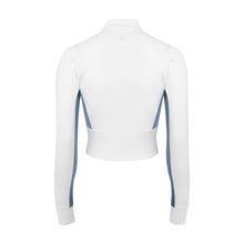 Load image into Gallery viewer, Barrel Women Motion Crop Zip-Up Rash Guard-WHITE - Rashguards | BARREL HK