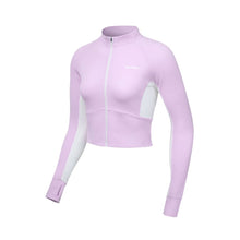 Load image into Gallery viewer, Barrel Women Motion Crop Zip-Up Rashguard-PINK - Rashguards | BARREL HK