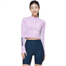 Load image into Gallery viewer, Barrel Women Motion Crop Zip-Up Rashguard-PINK - Rashguards | BARREL HK