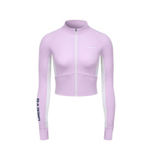 Load image into Gallery viewer, Barrel Women Motion Crop Zip-Up Rashguard-PINK - Barrel / Pink / XS - Rashguards | BARREL HK