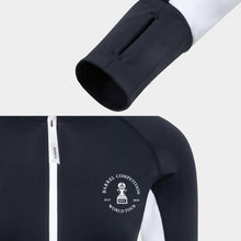 Load image into Gallery viewer, Barrel Women Nautical Crop ZipUp Rashguard-BLACK - Rashguards | BARREL HK