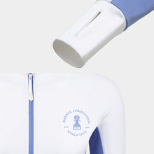Load image into Gallery viewer, Barrel Women Nautical Crop ZipUp Rashguard-WHITE - Rashguards | BARREL HK