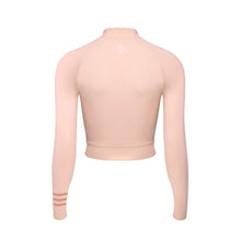 Load image into Gallery viewer, Barrel Women Resort Half Zip Crop Rashguard-PEACH - Rashguards | BARREL HK