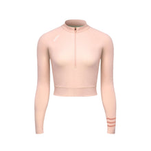 Load image into Gallery viewer, Barrel Women Resort Half Zip Crop Rashguard-PEACH - Barrel / Peach / XS (80) - Rashguards | BARREL HK