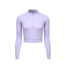 Load image into Gallery viewer, Barrel Women Resort Half Zip Crop Rashguard-PURPLE - Barrel / Purple / XS (80) - Rashguards | BARREL HK