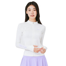 Load image into Gallery viewer, Barrel Women Resort Zip-Up Rashguard-WHITE - Rashguards | BARREL HK