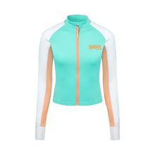 Load image into Gallery viewer, Barrel Women Romantic Crop Zip Up Rashguard-MINT - Barrel / Mint / S - Rashguards | BARREL HK