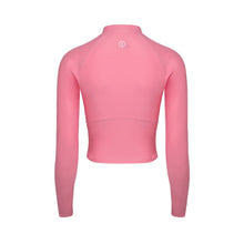 Load image into Gallery viewer, Barrel Women Sunset Crop Zip-Up Rashguard-PINK - Barrel / Pink / S (85) - Rashguards | BARREL HK