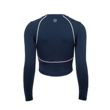 Load image into Gallery viewer, Barrel Women Vibe Crop Rashguard-MIDNIGHT BLUE - Rashguards | BARREL HK
