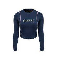 Load image into Gallery viewer, Barrel Women Vibe Crop Rashguard-MIDNIGHT BLUE - Barrel / Midnight Blue / S (85) - Rashguards | BARREL HK